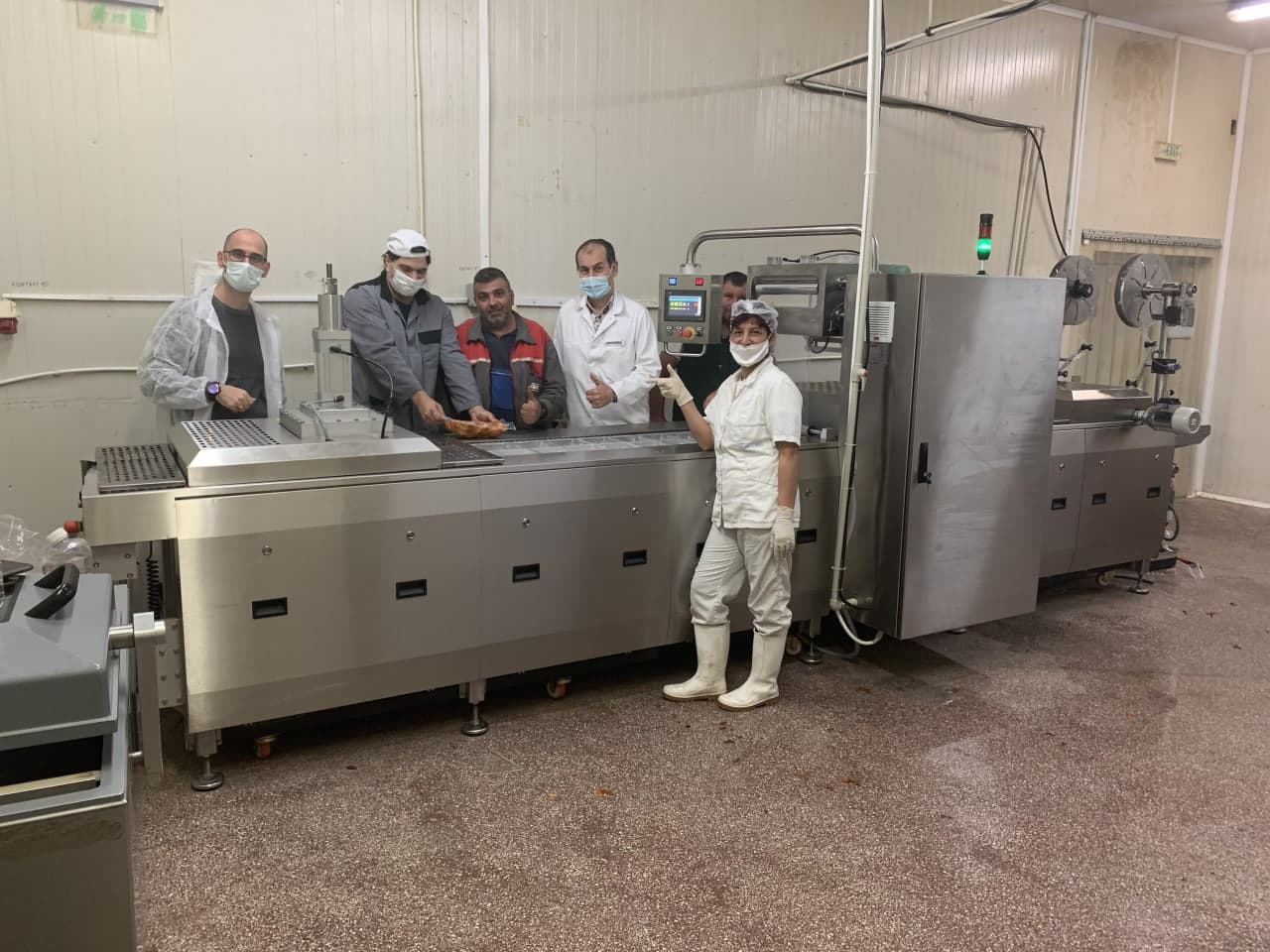 Machine Start-Up for Meat Packaging